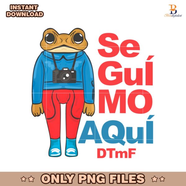Seguimo Aqui Dtmf Frog Bad Bunny PNG