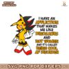 Shadow The Hedgehog Pikachu Sonic I Have An Affliction SVG