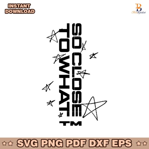 Tate McRae Sc2w Stars So Close To What Song Svg