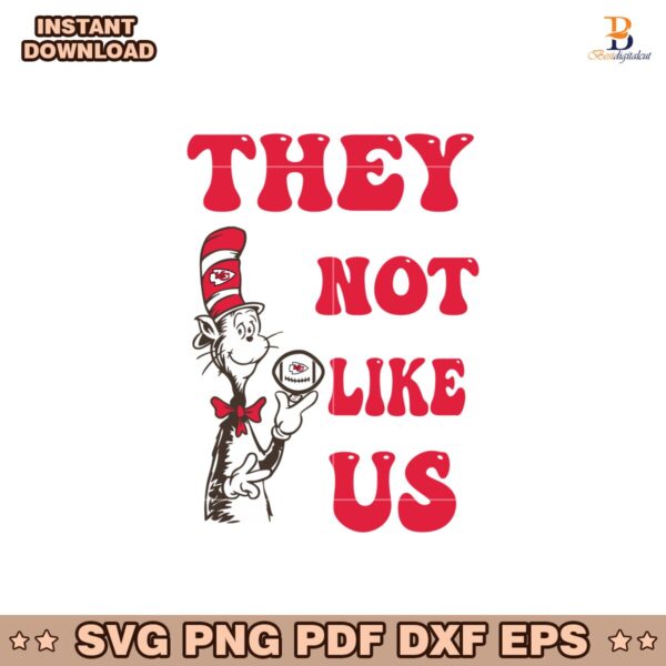 They Not Like Us The Cat In The Hat Kansas City Svg