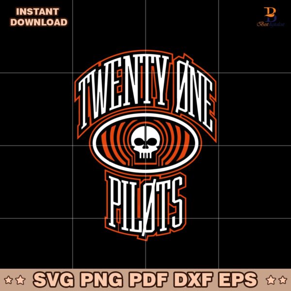 Twenty One Pilots Biker SVG