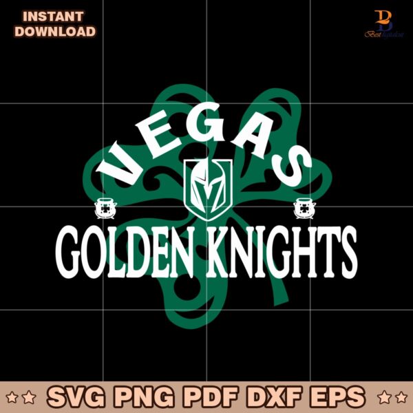 Vegas Golden Knights St Patricks Day Richmond Shamrock SVG