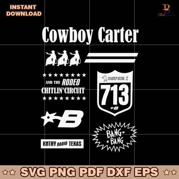 Vintage Beyonce Cowboy Carter And The Rodeo Chitlin Circuit SVG