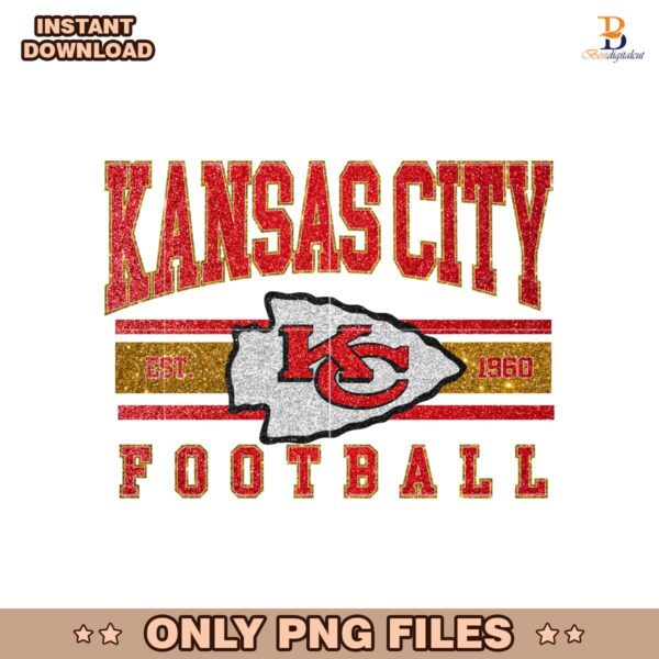 Vintage Kansas City Chiefs Football Game Day Svg