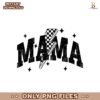 Vintage Retro Checkered Mama Lightning Bolt Svg