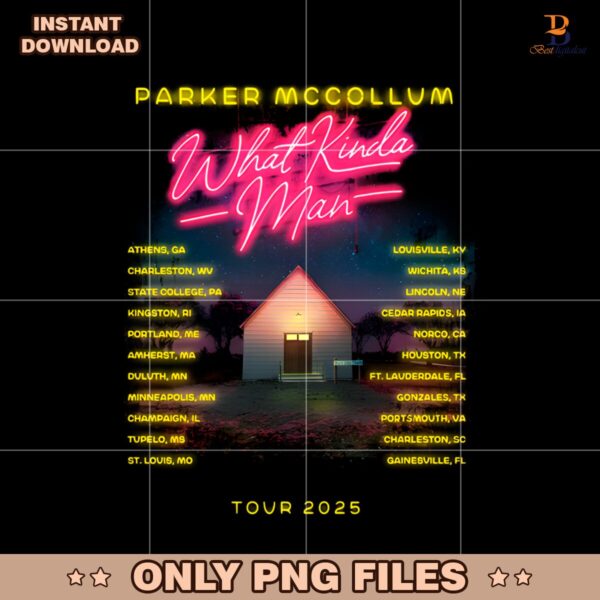 What Kinda Man Parker Mccollum Tour 2025 PNG