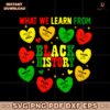 What We Learn From Black History Candy Hearts SVG