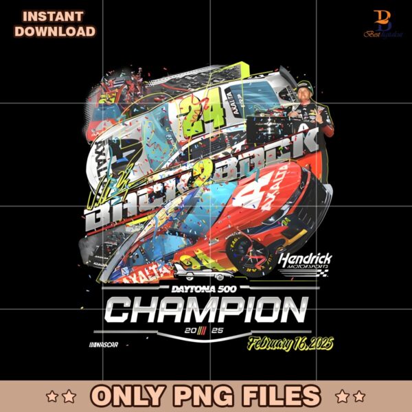 William Byron Daytona 500 Champion Axalta Back To Back PNG