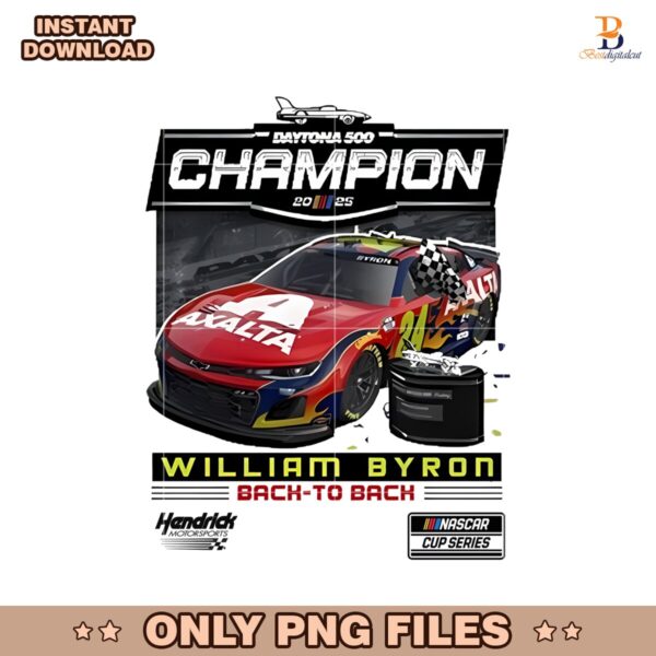 William Byron Daytona 500 Champion Winner Back To Back Png