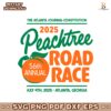 2025 Peachtree Road Race 56Th Annual The Atlanta Journal Constitution SVG