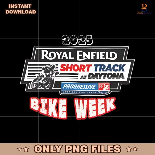 2025 Royal Enfield Short Track At Daytona Bike Week Logo PNG