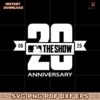 20Th Anniversary Mlb The Show SVG