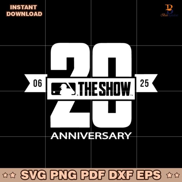 20Th Anniversary Mlb The Show SVG