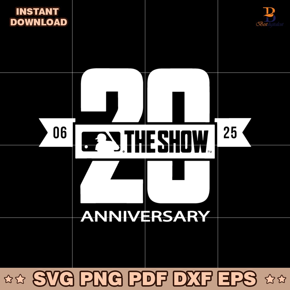 20Th Anniversary Mlb The Show SVG