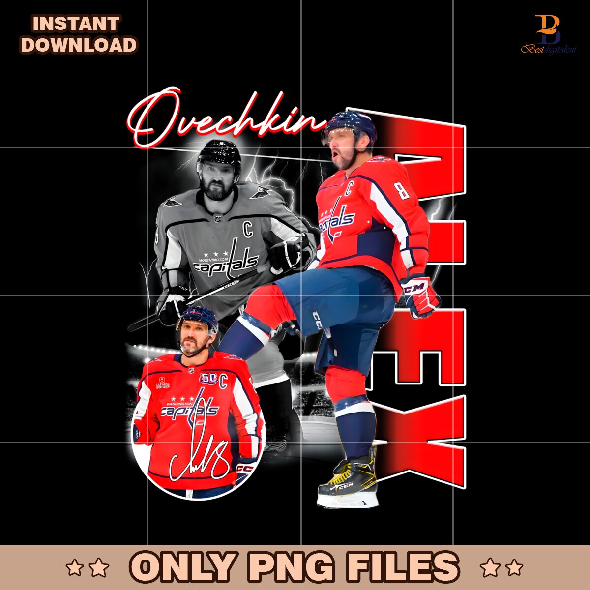 Alex Ovechkin Washington Capitals Nhl Players PNG