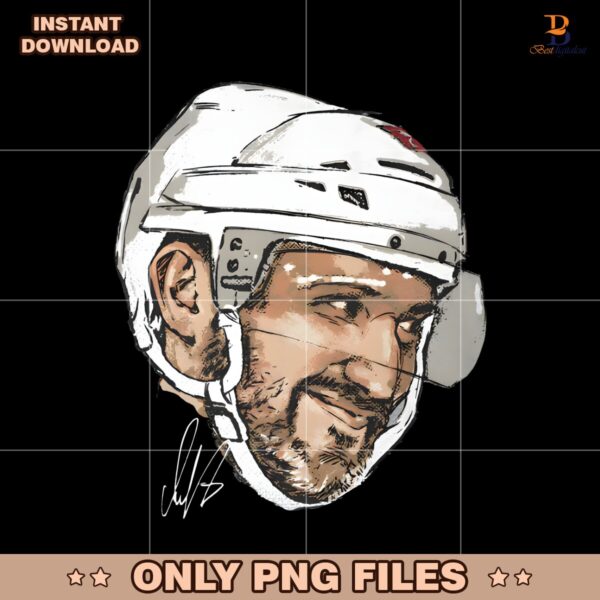 Alex Ovechkin Washington Portrait PNG