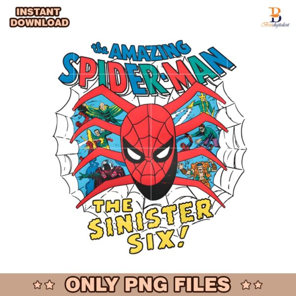Amazing Spider Man The Sinister Six Mavel Comics PNG