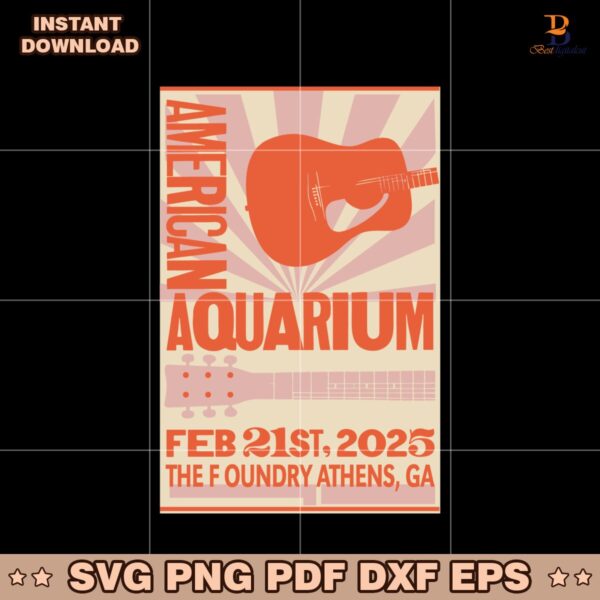 American Aquarium Athens The Foundry In Athens Ga Poster SVG