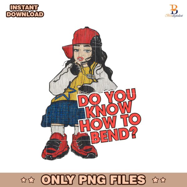 Billie Eilish Do You Know How To Bend PNG