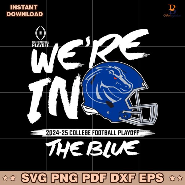 Boise State Broncos College Football Playoff The Blue SVG