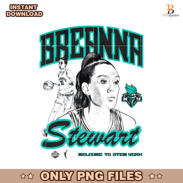 Breanna Stewart Welcome To Stew York PNG