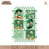 Checkered Disney Friends Lucky Photo PNG