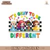 Checkered Disney Princess Its Okay To Be Different PNG
