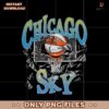 Chicago Sky Basketball Shattered Glass Wnba PNG