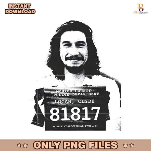 Clyde Logan Mugshot Logan Lucky PNG