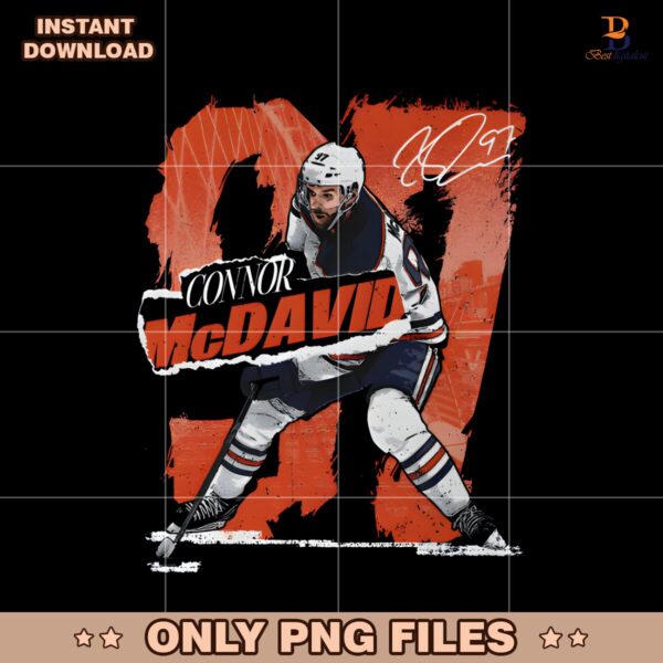 Connor Mcdavid Edmonton Oilers 97 Landmark PNG