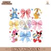 Coquette Bow Bunny Disney Friends PNG