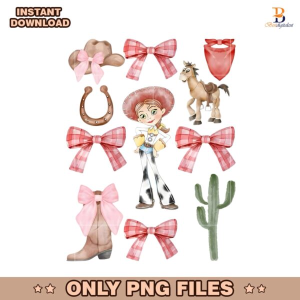 Coquette Bows Disney Jessie Toy Story PNG
