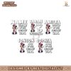 Custom Minnie Mouse Birthday Girl Family Bundle PNG