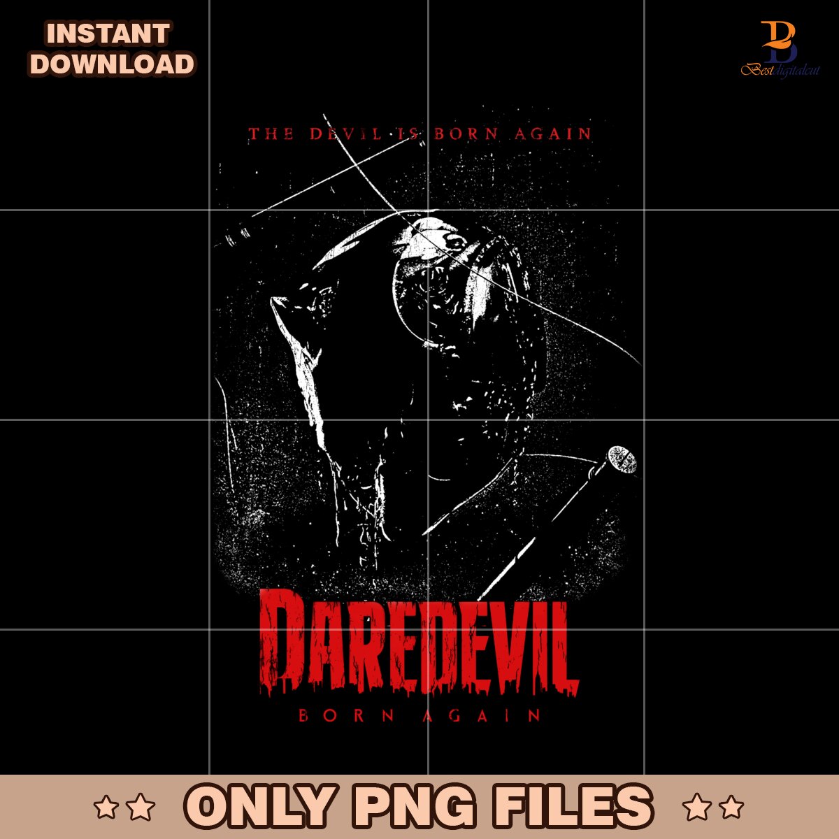 Daredevil Born Again PNG