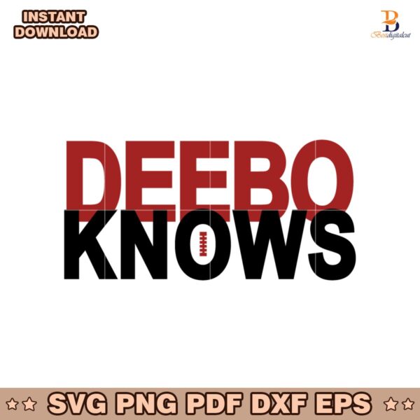 Deebo Knows Deebo Samuel SVG
