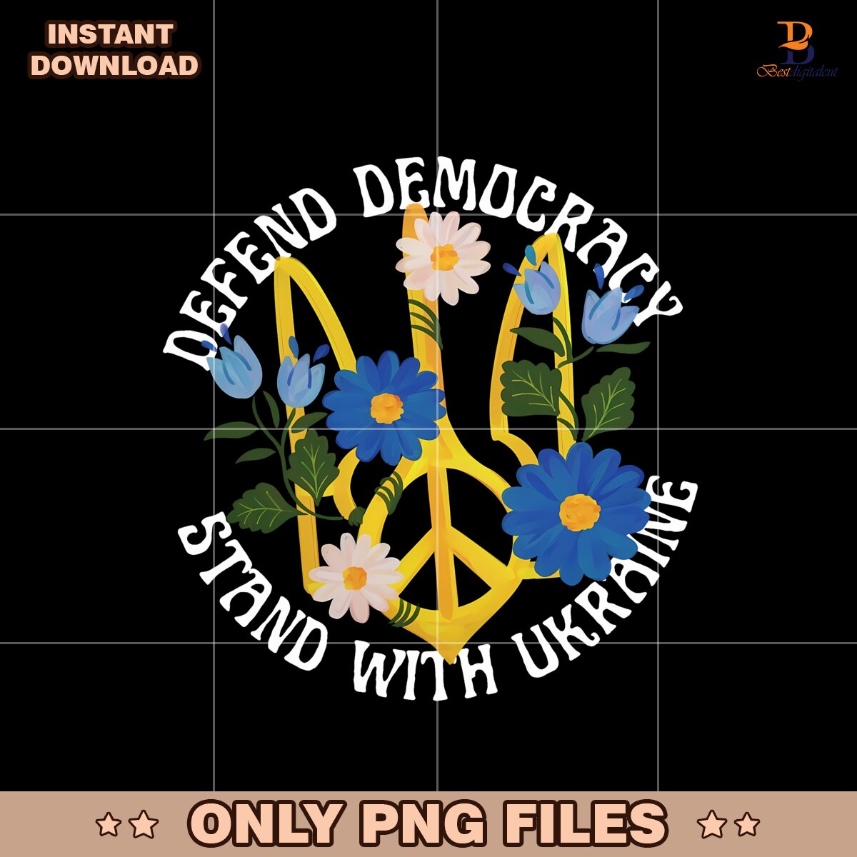 Defend Democracy Stand With Ukraine Zelenskyy Png