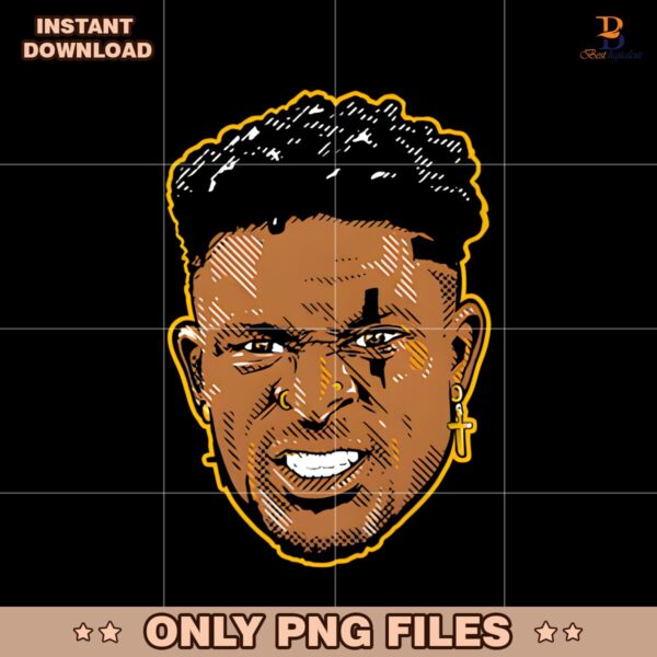 Dk Metcalf Swag Head Pittsburgh Steelers PNG