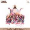 Every Knee Shall Bow Philippians 2:10-13 Brushstroke Jesus PNG