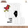 Fear The Bird Illinois State University Mascot SVG