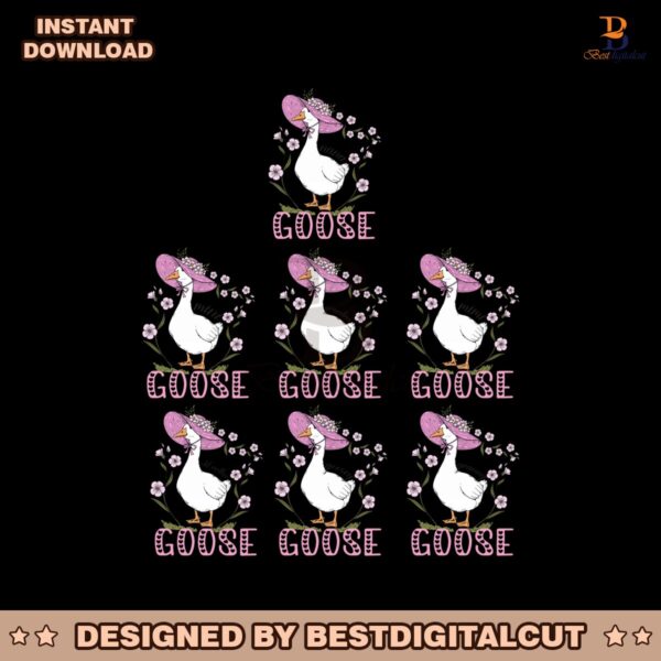 Floral Mama Mimi Goose Bundle PNG