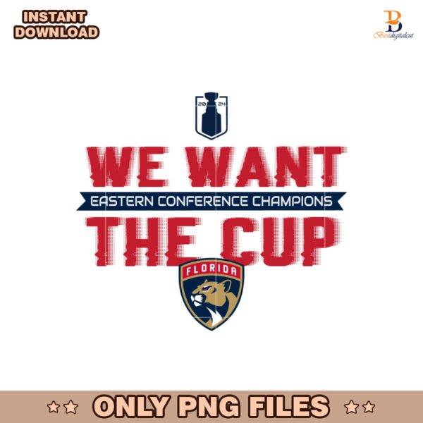 Florida Panthers Stanley Cup Final We Want the Cup Svg