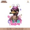 Funny Bunny Duck Call Me Easter Day PNG