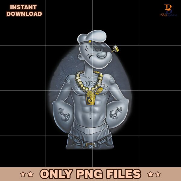 Gangster Popeye The Sailor PNG