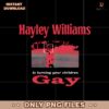 Hayley Williams Turning Your Children Gay PNG