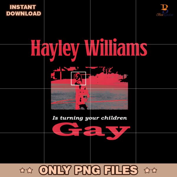 Hayley Williams Turning Your Children Gay PNG