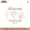 He Has Risen Just As He Said Luke 24:6 Svg