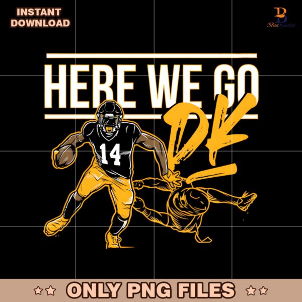 Here We Go Dk Metcalf PNG
