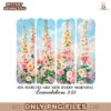 His Mercies Are New Every Morning Wildflower Christian Quote PNG
