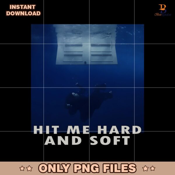 Hit Me Hard And Soft Contrast Cover PNG
