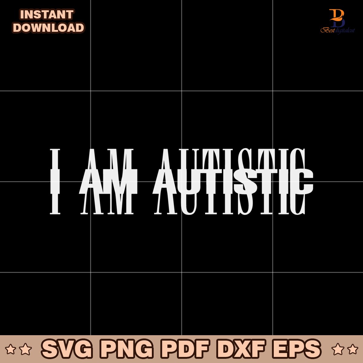 I Am Autistic SVG